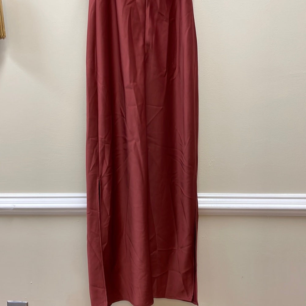 BHLDN Cali Satin Charmeuse Midi Dress By Anthropologie!!🔥🔥🔥 - Picture 12 of 16